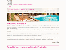 Tablet Screenshot of installation.piscinelle.com